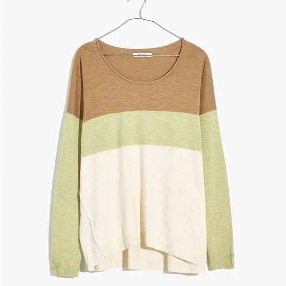 Madewell colorblock stripe sweater - Picture 7 of 8